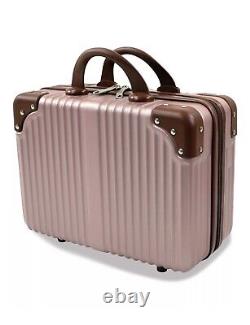PUÍCHE Trésor Carry-on Vanity Trunk Luggage, Set of 2 In ROSE GOLD-TONE
