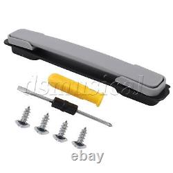 Plastic Suitcase Luggage Handle Grip Replacement B112 Black & Grey with Screws