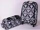 Pottery Barn Pb Teen Jet Set Black Carry On Spinner Suitcase Luggage & Duffle