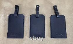 RIMOWA Leather Luggage Tags Set of 3 Black