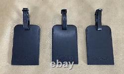 RIMOWA Leather Luggage Tags Set of 3 Black