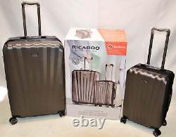Ricardo Hardside Luggage Set 2 Piece with SteriTouch Handles Grey