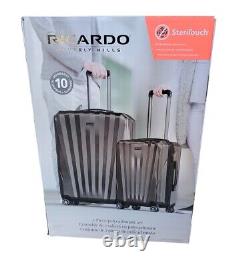 Ricardo Windsor 2-Piece Hardside Luggage Set, Gray