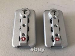 Rimowa Genuine Parts TSA006 Luggage Suitcase Dial Lock Silver Set of 2 New JP