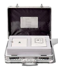 Rimowa Suitcase Daniel Arsham attache case Aluminum Silver Engraving Set ED500