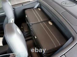 Roadsterbag Case Set For Porsche 911 992 Cabrio + Coupé Partial Leather Handmade