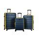 Rockland Rockland Melbourne 3-piece Hardside Spinner Luggage Set, Navy
