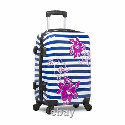 Rolite Beach Stripe 3-Piece Hardside Spinner Luggage Set