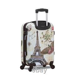Rolite PARIS 3pc Hardside Spinner Lightweight Luggage SET