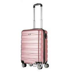 Rose Gold Cabin/Medium/Large Suitcase 20/24/28/Set Hard Shell Travel Luggage
