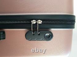 Rose Gold Hard Shell Suitcase Set Travel Luggage Trolley Case Lightweight Bag