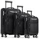 Showkoo Luggage Sets 3 Piece Softside Expandable Lightweight Durable Suitcase