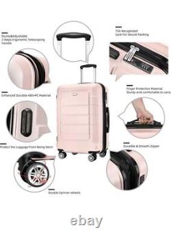 SHOWKOO Luggage Sets Expandable PC+ABS Durable Suitcase Double Wheels TSA Lock