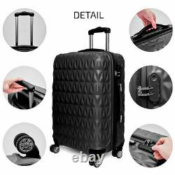 STOCK CLEARANCE Hard Shell Travel Luggage Suitcase 4 Wheel Spinner Trolley Cases
