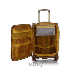 Samantha Brown 4pc Classic Luggage Set 22 Upright Dowel Bag Pkg Cubes Black NWT