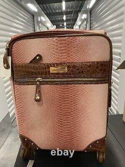 Samantha Brown Embossed Ombre 5-Piece Luggage Set DUSTY ROSE PINK & BONUS KIT