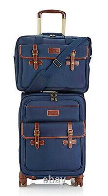 Samantha Brown SAM Spinner Expandable Luggage Set 28+ 21 +Extras Black