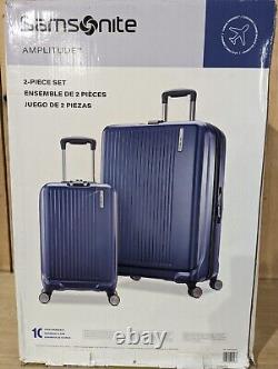 Samsonite Amplitude Hardside 2 Piece Luggage Set Blue