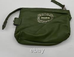 Samsonite Black Label Amalfi Bost Olive Green Leather Duffle Travel Bag set