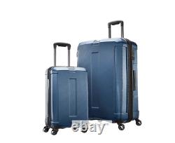 Samsonite Carbon Elite 2piece Hardside Luggage Carryon Spinner Set USB TSA 29/22