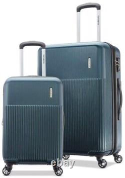Samsonite Deep Teal ABS PC TSA Lock 1 Exp 2 Piece Set Medium/ Carry On Luggage
