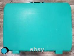 Samsonite Oyster Sport Teal Green Hardshell Cartwheel Luggage Case Vintage 1995