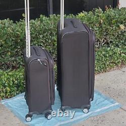 Samsonite Renew 2 Piece Softside Set, Luggage Black Lightly used