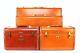 Samsonite Shwayder Bros Vtg Hardshell Suitcases 4 Piece Set Brown Honey Style