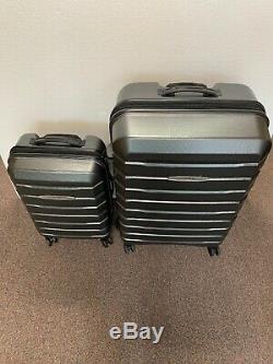 Samsonite TECH TWO 2-Piece Hardside Luggage Set, Gray (27 and 20)