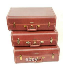 Samsonite Vintage Luggage Set of 3 Shwayder Bros. Denver, CO Excellent Condition