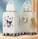 Sanrio Hello Kitty Kuromi Suitcase Luggage Travel Carryon Set Lock Kawaii Plane