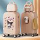 Sanrio Hello Kitty Kuromi Suitcase Luggage Travel Carryon Set Lock Minimalistic