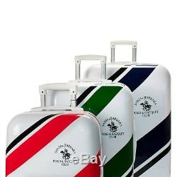 Santa Barbara Polo Racquet Club Ribbon Collection Expandable 3 Piece Luggage Set
