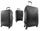 Set 3 Top Quality Travel Suitcases Hard Shell Abs Lightweight Luggage Travel Bag