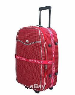 Set Of 4 Suitcases Lightweight Wheel Suitcase Trolley Case Travel Luggage Red