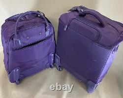 Set of 2 Lipaullt Luggage Plume Carry On 17 Upright Bag & 20Spinners Suitcase