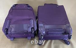 Set of 2 Lipaullt Luggage Plume Carry On 17 Upright Bag & 20Spinners Suitcase