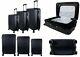 Set Of 3 Hard Shell Luggage Suitcases Trolley Case Lightweight Travel Cabin Size