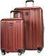 Skyway Whittier 2- Piece Spinner Hardside Travel Suitcase Luggage Set, Red