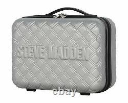 Steve Madden Karisma 3 Piece Spinner Suitcase Set Collection One Size Silver