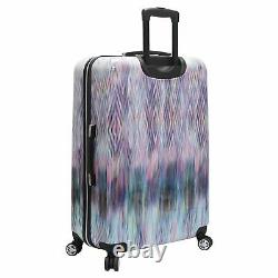 Steve Madden Luggage 3 Piece Suitcase Set With Spinner Wheels Diamond