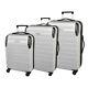 Swiss Gear Freerun Elite Collection 3-piece Hardside Luggage Set -silver