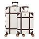 Swissgear 7739 Hardside Luggage Trunk With Spinner Wheels White 2 Piece Set