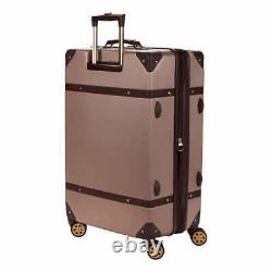 SwissGear Hardside Luggage Trunk with Spinner Wheels 2 Piece Set-Light Cranberry