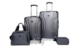 TAG Legacy 4-Pc. Luggage Set Charcoal New