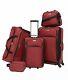Tag Ridgefield 5 Pc. Softside Luggage Set Red- Brand New