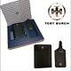 Tory Burch Emerson Saffiano Leather Passport Wallet Luggage Tag Travel Gift Set