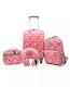 Travelers Club Kid's Hard Side Carry-on Spinner 5 Piece Luggage Set Unicorn