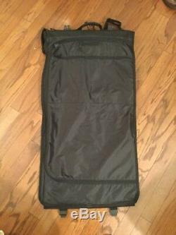TUMI ALPHA BLACK BALLISTIC NYLON Set Of 3 Garment Weekender Lot Bifold Bags