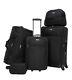 Tag Ridgefield. Softside Luggage Set Black 5 Pc Size 27 + 20 + 15